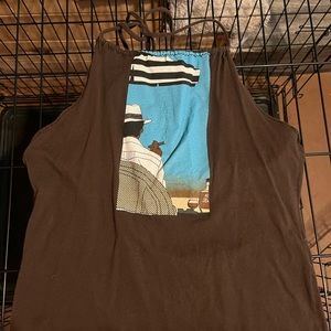 One of a kind art halter top bought at jazz fest